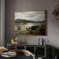 By the Water, 1876 - Floater Framed Canvas Print