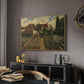 Garden of a Florist (The Flower Garden), 1864 - Floater Framed Canvas Print