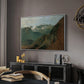 The Dachstein from the Plassen near Hallstatt, 1827 - Floater Framed Canvas Print