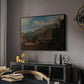 Bonneville, Savoy, 1803 - Floater Framed Canvas Print