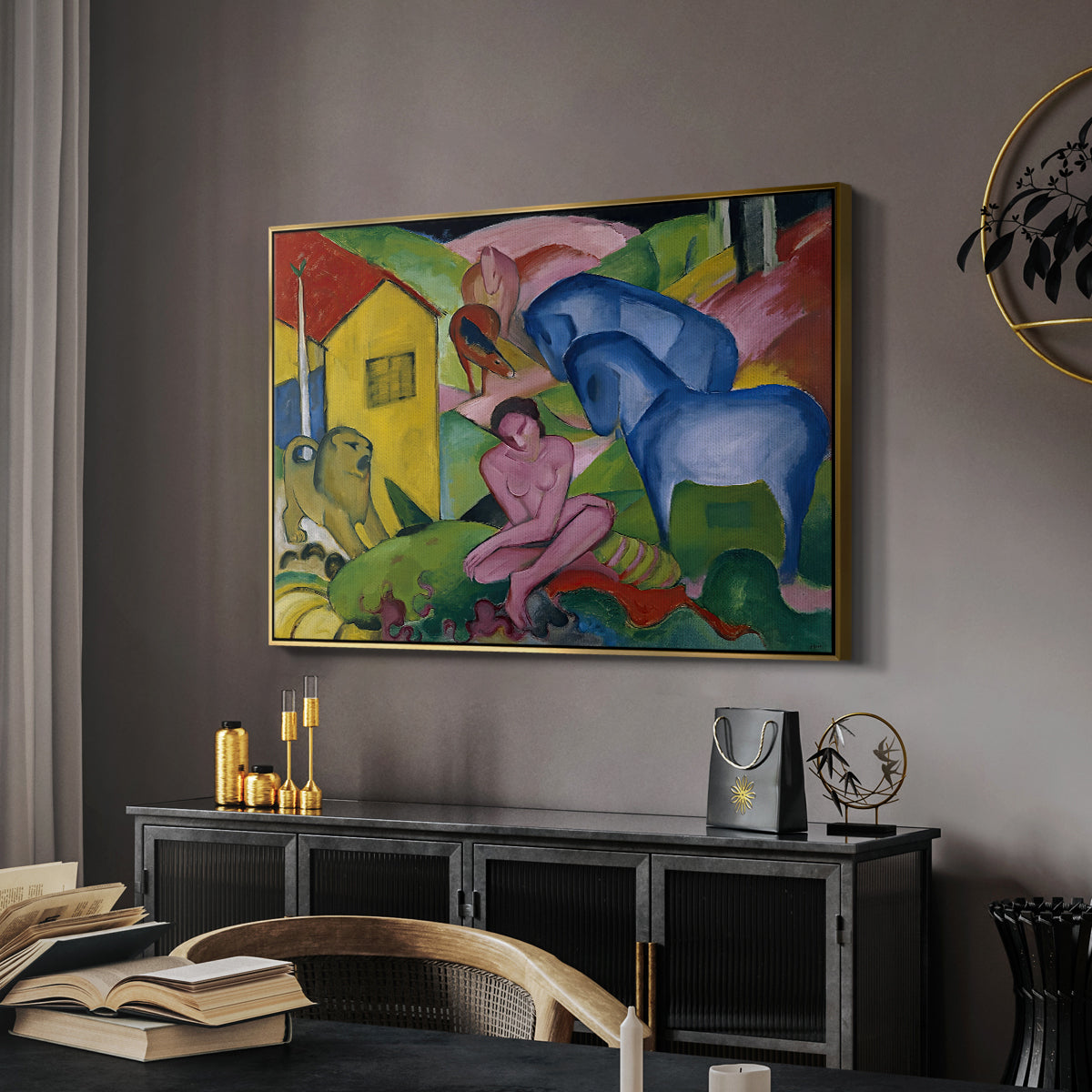 The Dream, 1912 - Floater Framed Canvas Print