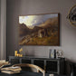 Lledr Valley in Wales, 1864 - Floater Framed Canvas Print