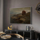 A Fisherman's Home, Lillesand, 1858 - Floater Framed Canvas Print