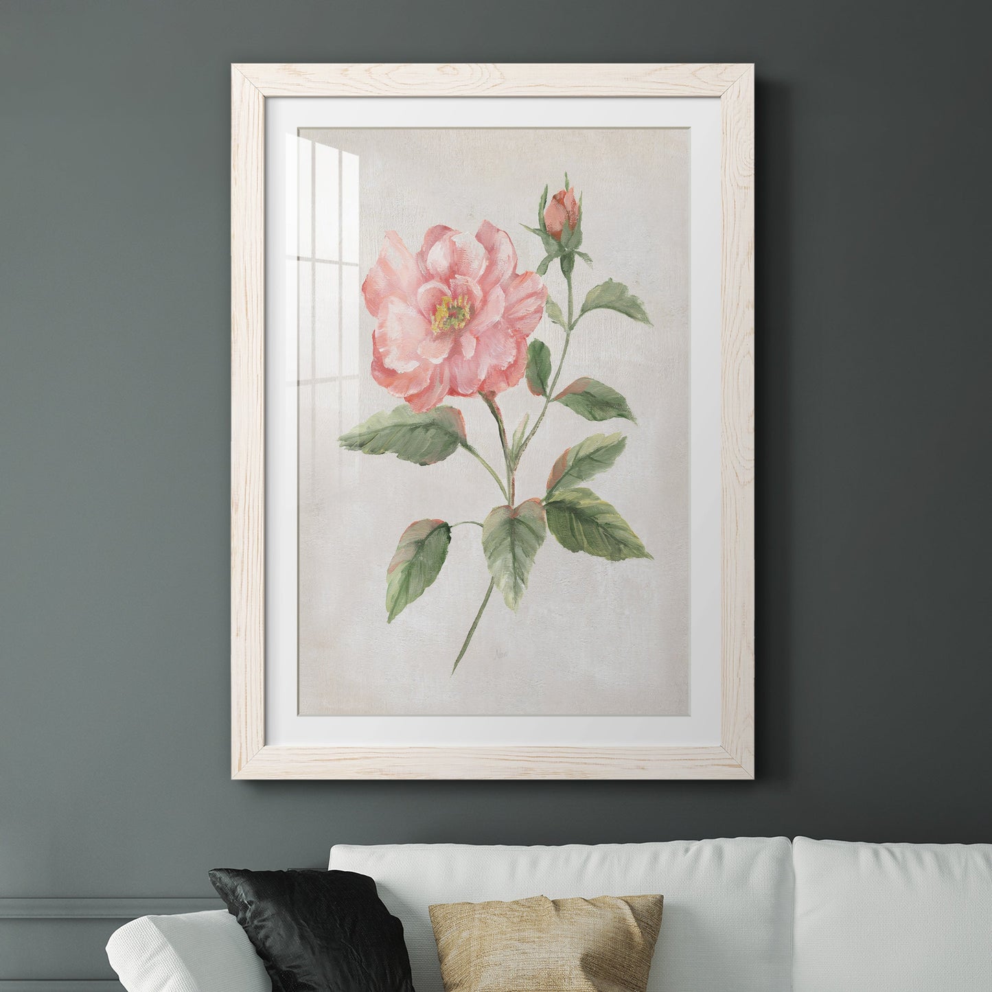 Grandiflora II - Premium Framed Print - Distressed Barnwood Frame - Ready to Hang