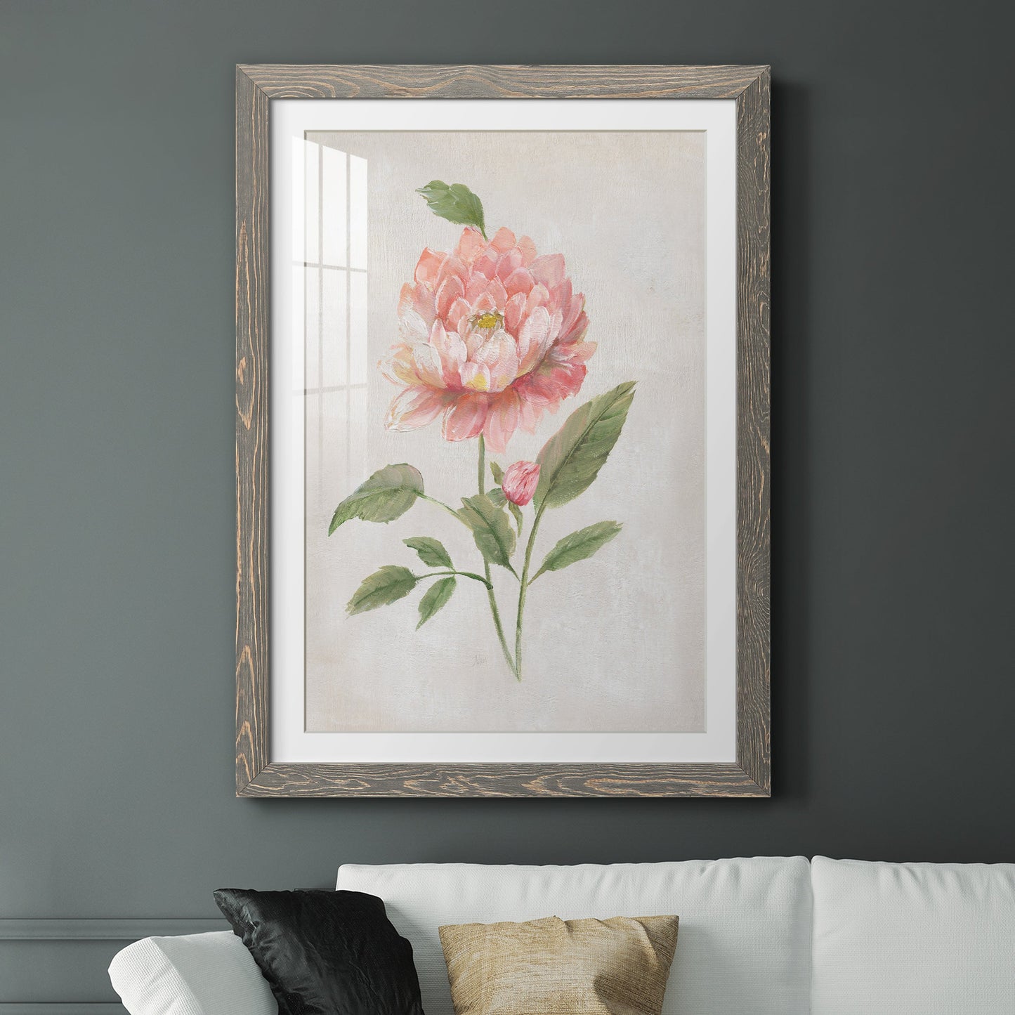 Grandiflora III - Premium Framed Print - Distressed Barnwood Frame - Ready to Hang