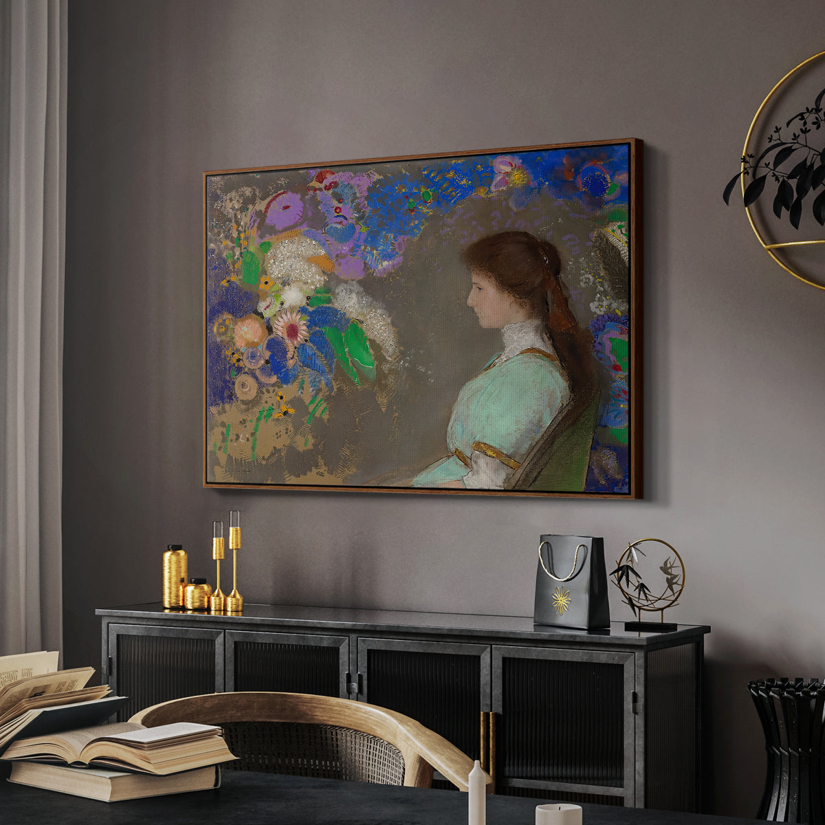 Portrait of Violette Heymann, 1910 - Floater Framed Canvas Print