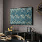 Tulip (Teal), 1875 - Floater Framed Canvas Print