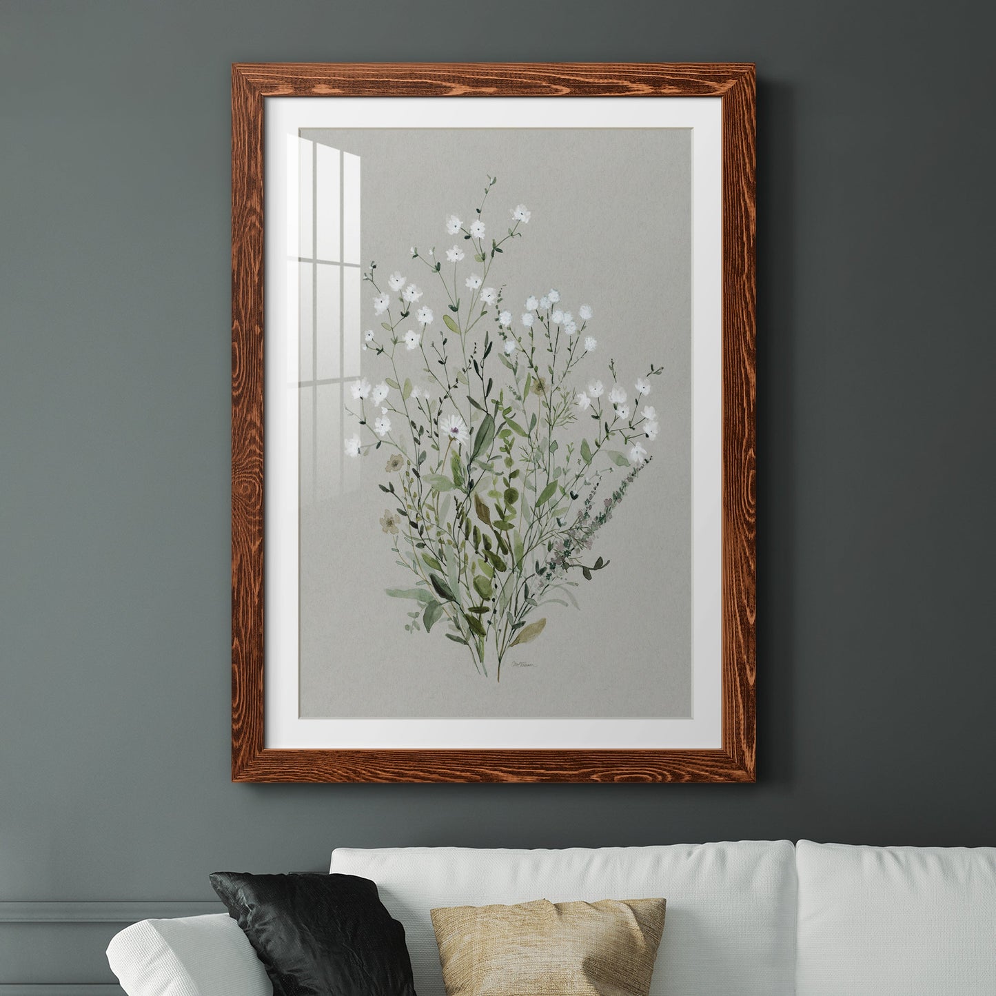 Bouquet of Grace II - Premium Framed Print - Distressed Barnwood Frame - Ready to Hang