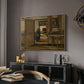 Interior of the Terninck Institution in Antwerp, 1884 - Floater Framed Canvas Print