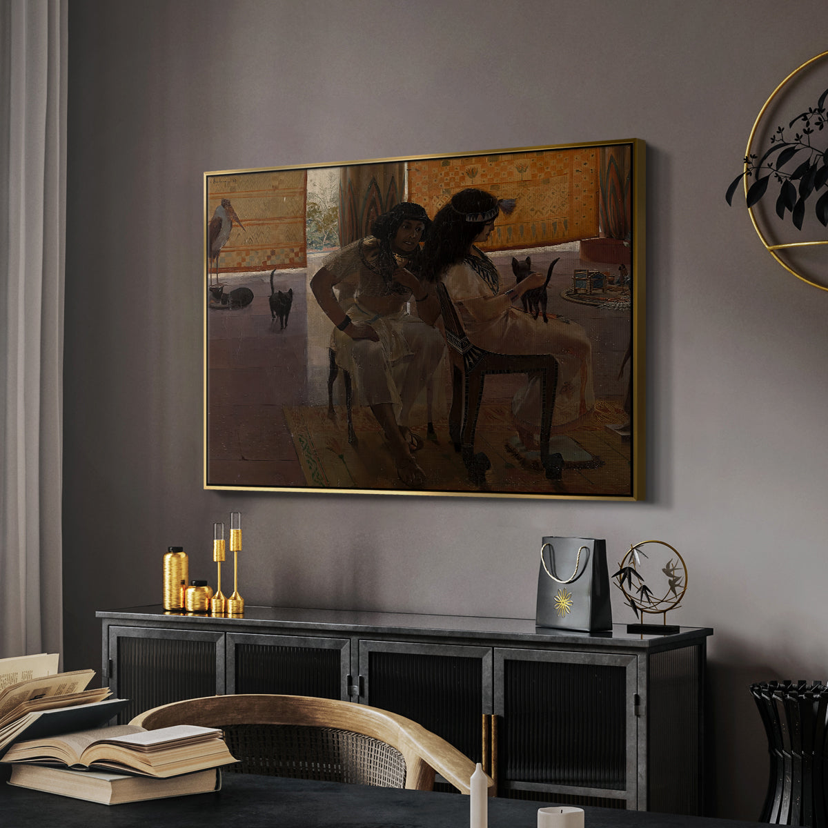 The Age of the Pharaohs, 1914 - Floater Framed Canvas Print