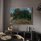 Fontainebleau: Oak Trees at Bas-Bréau, c. 1830-1835 - Floater Framed Canvas Print
