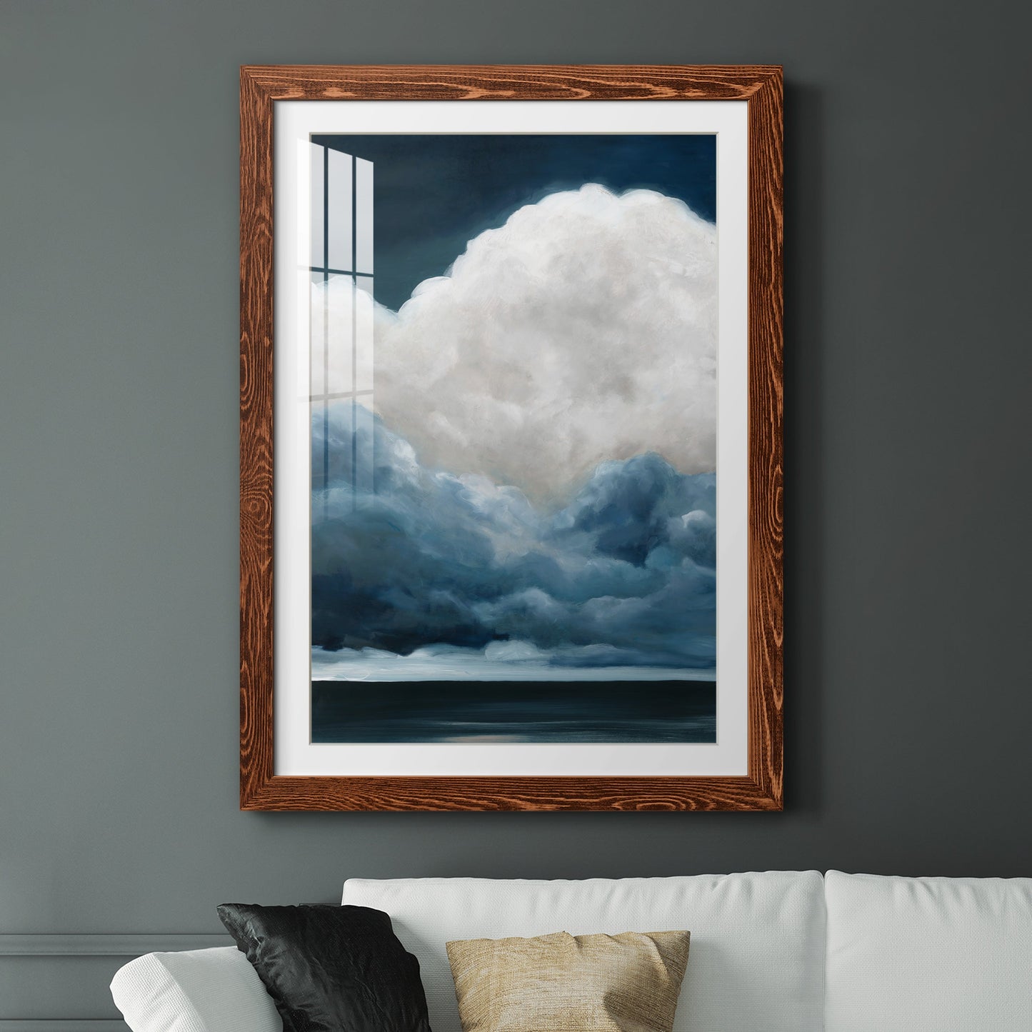 Nature's Drama II - Premium Framed Print - Distressed Barnwood Frame - Ready to Hang