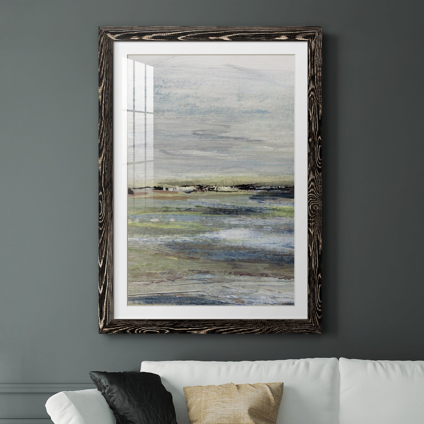 Wetlands I - Premium Framed Print - Distressed Barnwood Frame - Ready to Hang