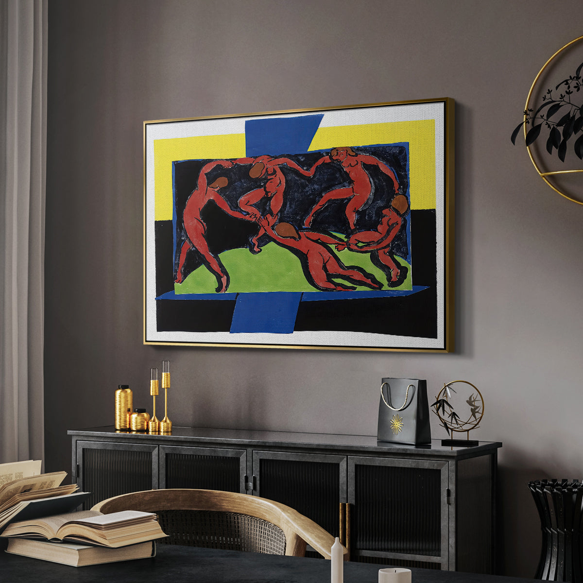 The Dance (La Danse), 1939 - Floater Framed Canvas Print