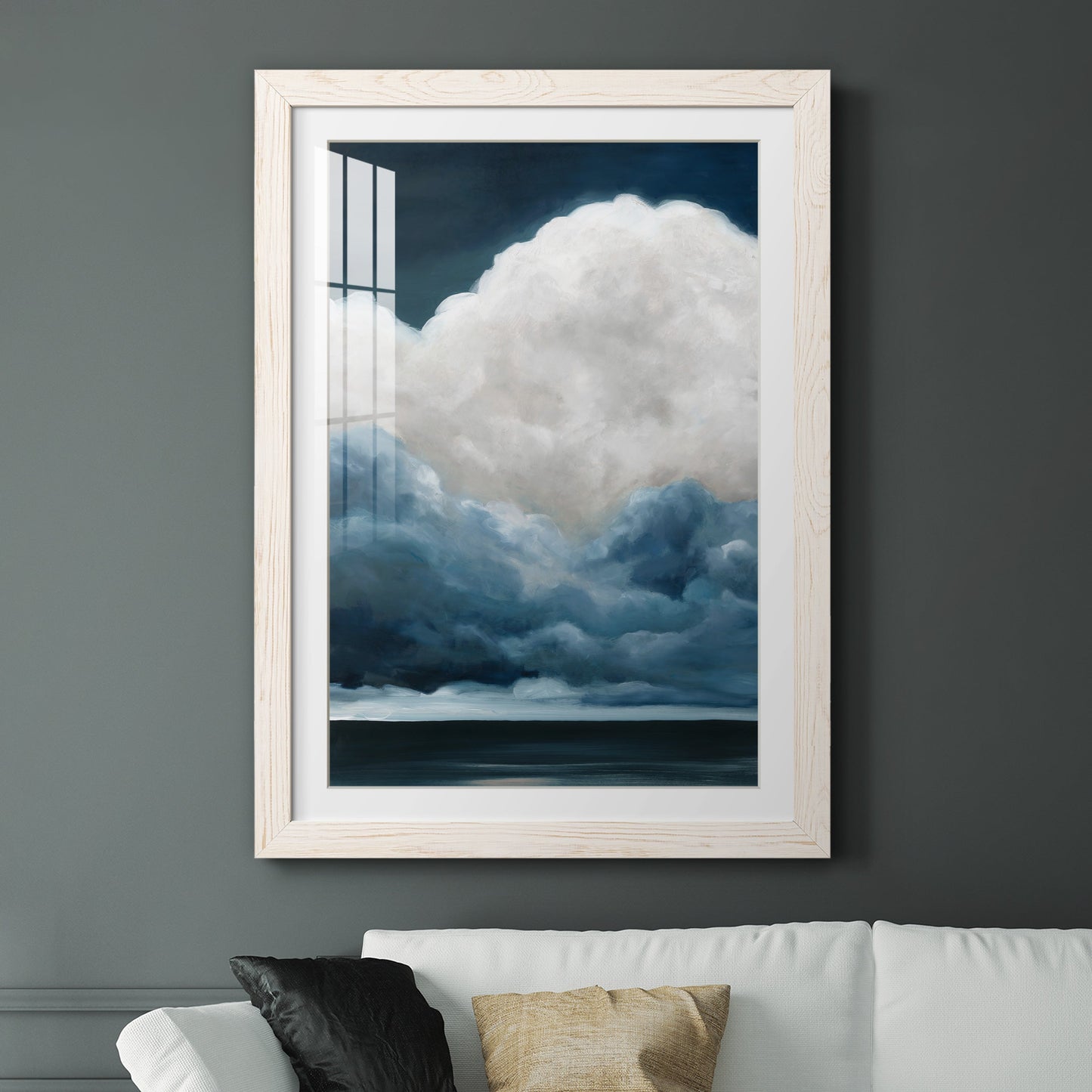 Nature's Drama II - Premium Framed Print - Distressed Barnwood Frame - Ready to Hang