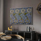 Kennet - Indigo/Gold, 1883 - Floater Framed Canvas Print