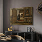 Interior of the Terninck Institution in Antwerp, 1884 - Floater Framed Canvas Print