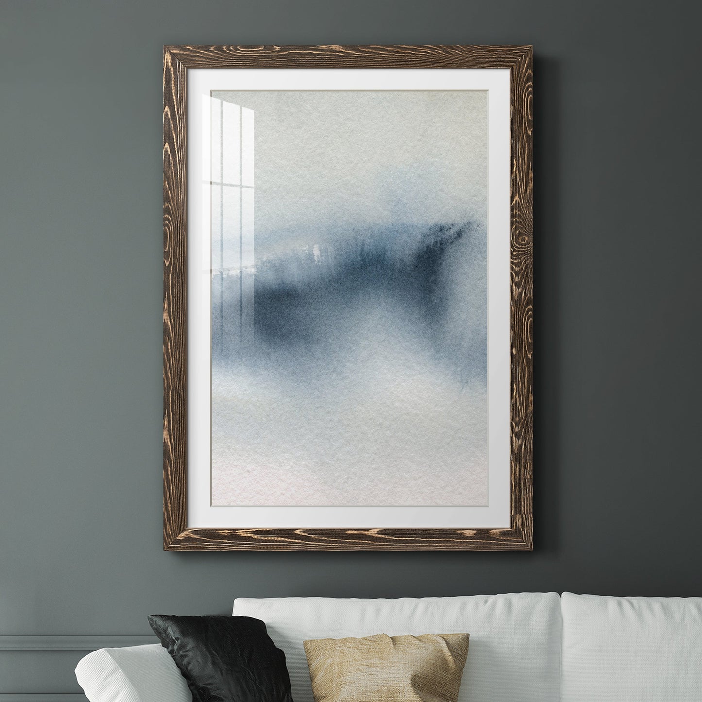 Summer Rain I - Premium Framed Print - Distressed Barnwood Frame - Ready to Hang