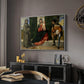 Madonna and Child with Saints Anthony of Padua and Roch, c. 1510 - Floater Framed Canvas Print
