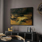 Wildbach (Wild Stream) - Floater Framed Canvas Print