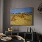 Wheat Field with Sheaves (Harvest in Provence), 1888 - Floater Framed Canvas Print