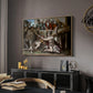 The Sacrifice of Noah (Sistine Chapel), 1509 - Floater Framed Canvas Print