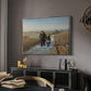 The Old Man and the Child, 1888 - Floater Framed Canvas Print