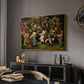 The Wedding Dance, c. 1566 - Floater Framed Canvas Print