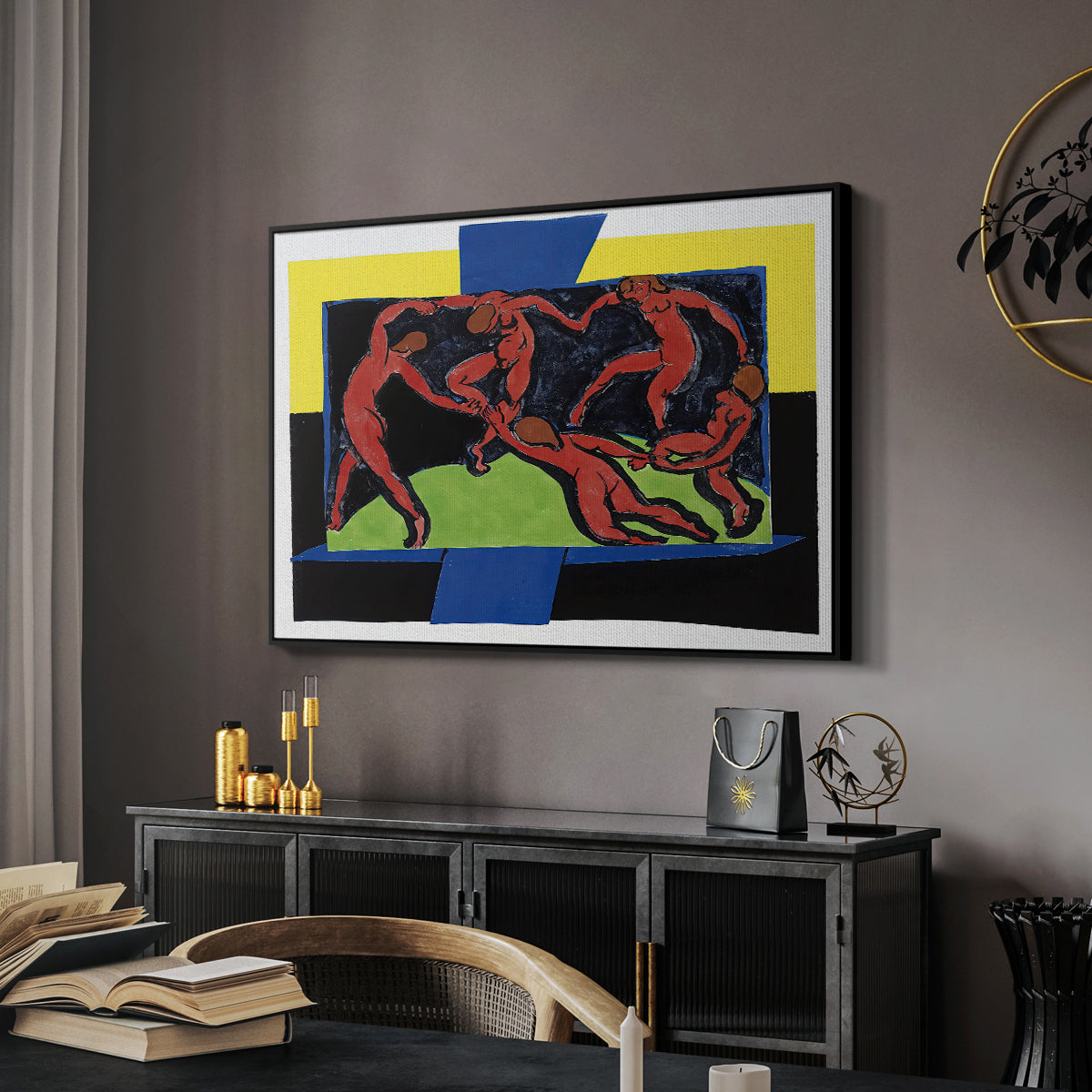 The Dance (La Danse), 1939 - Floater Framed Canvas Print