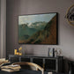 The Dachstein from the Plassen near Hallstatt, 1827 - Floater Framed Canvas Print