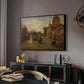 The Country House of Gustave Coûteaux, 1871 - Floater Framed Canvas Print