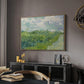 Green Wheat Field, Auvers, 1890 - Floater Framed Canvas Print