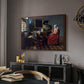 The Glass of Wine, c. 1660 - Floater Framed Canvas Print