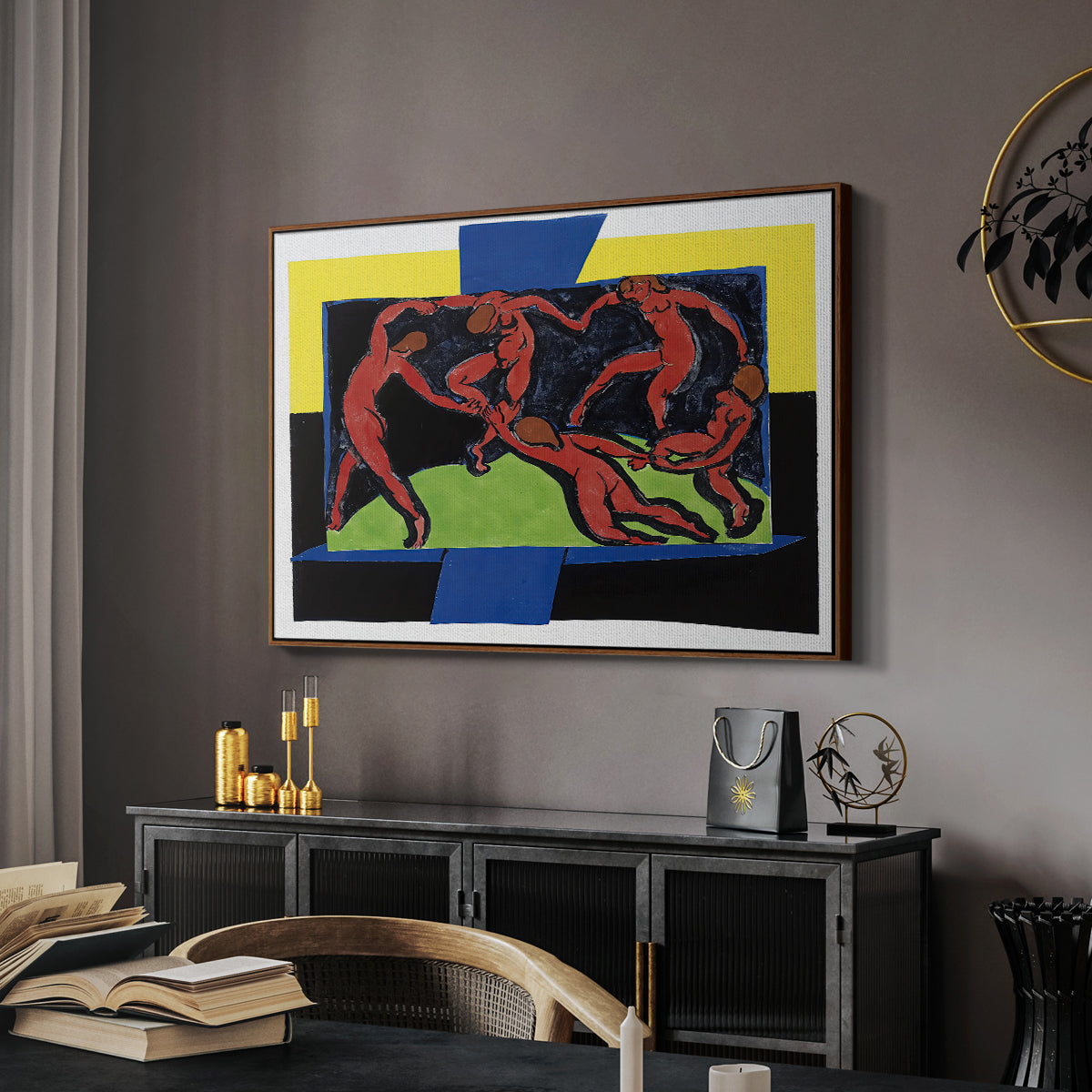 The Dance (La Danse), 1939 - Floater Framed Canvas Print