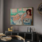 Nude in a Bathrobe (Nu au peignoir), 1941 - Floater Framed Canvas Print