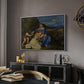 The Aldobrandini Madonna, 1532 - Floater Framed Canvas Print