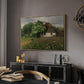 Farmhouse with Meadow Flowers, 1909 - Floater Framed Canvas Print