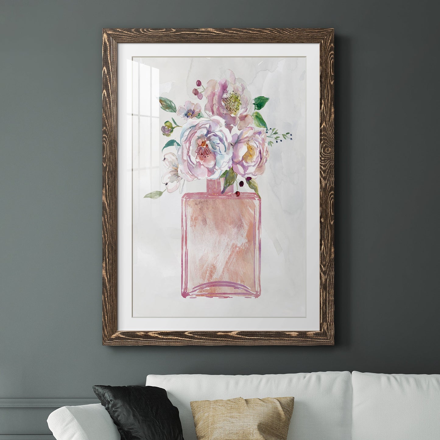 Fragrance of Summer I - Premium Framed Print - Distressed Barnwood Frame - Ready to Hang