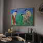 Game of Bowls, 1908 - Floater Framed Canvas Print