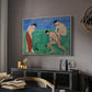 Game of Bowls, 1908 - Floater Framed Canvas Print