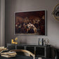 Funeral Feast, 1854 - Floater Framed Canvas Print