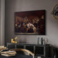 Funeral Feast, 1854 - Floater Framed Canvas Print