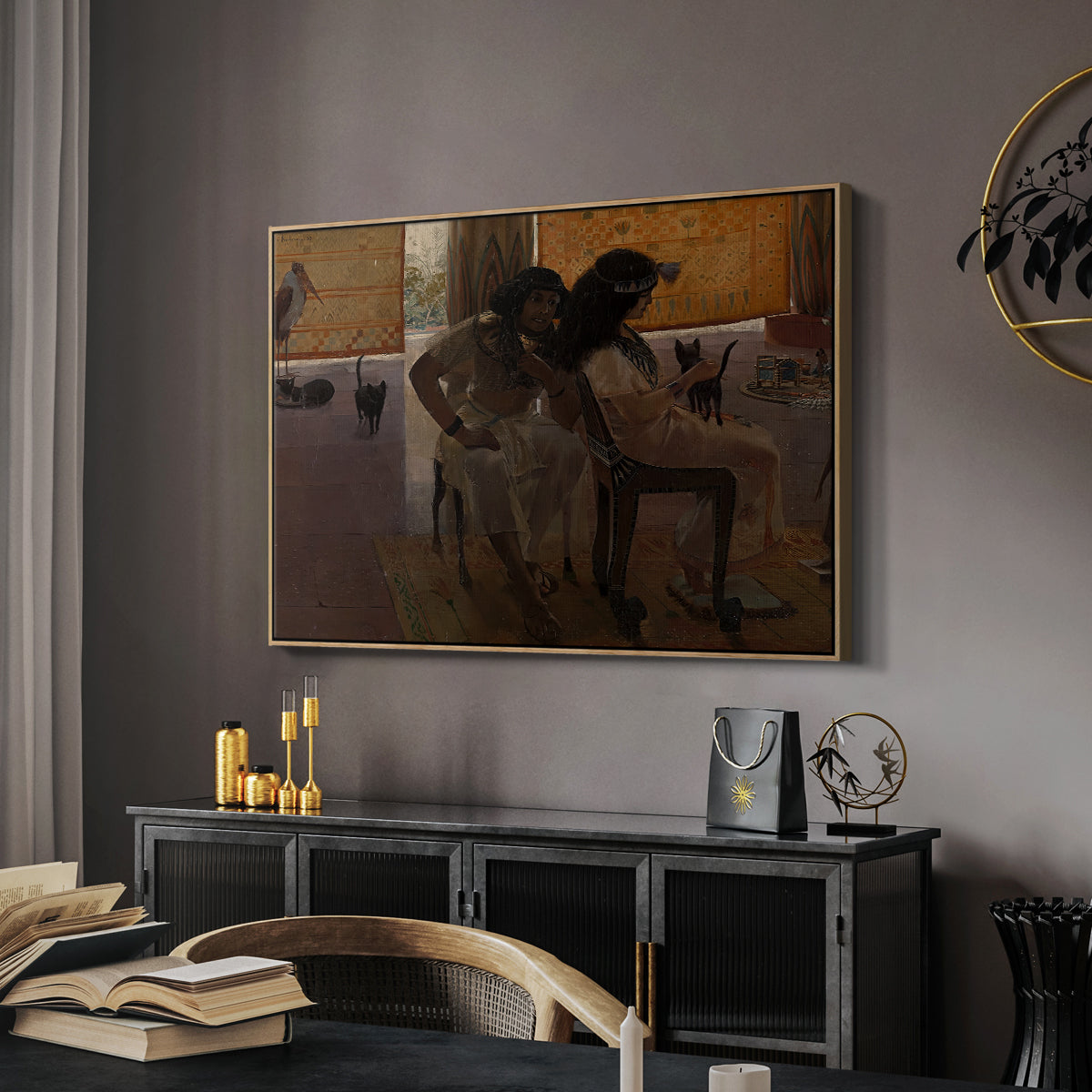 The Age of the Pharaohs, 1914 - Floater Framed Canvas Print