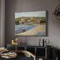 The Riverbank, Les Andelys, 1886 - Floater Framed Canvas Print