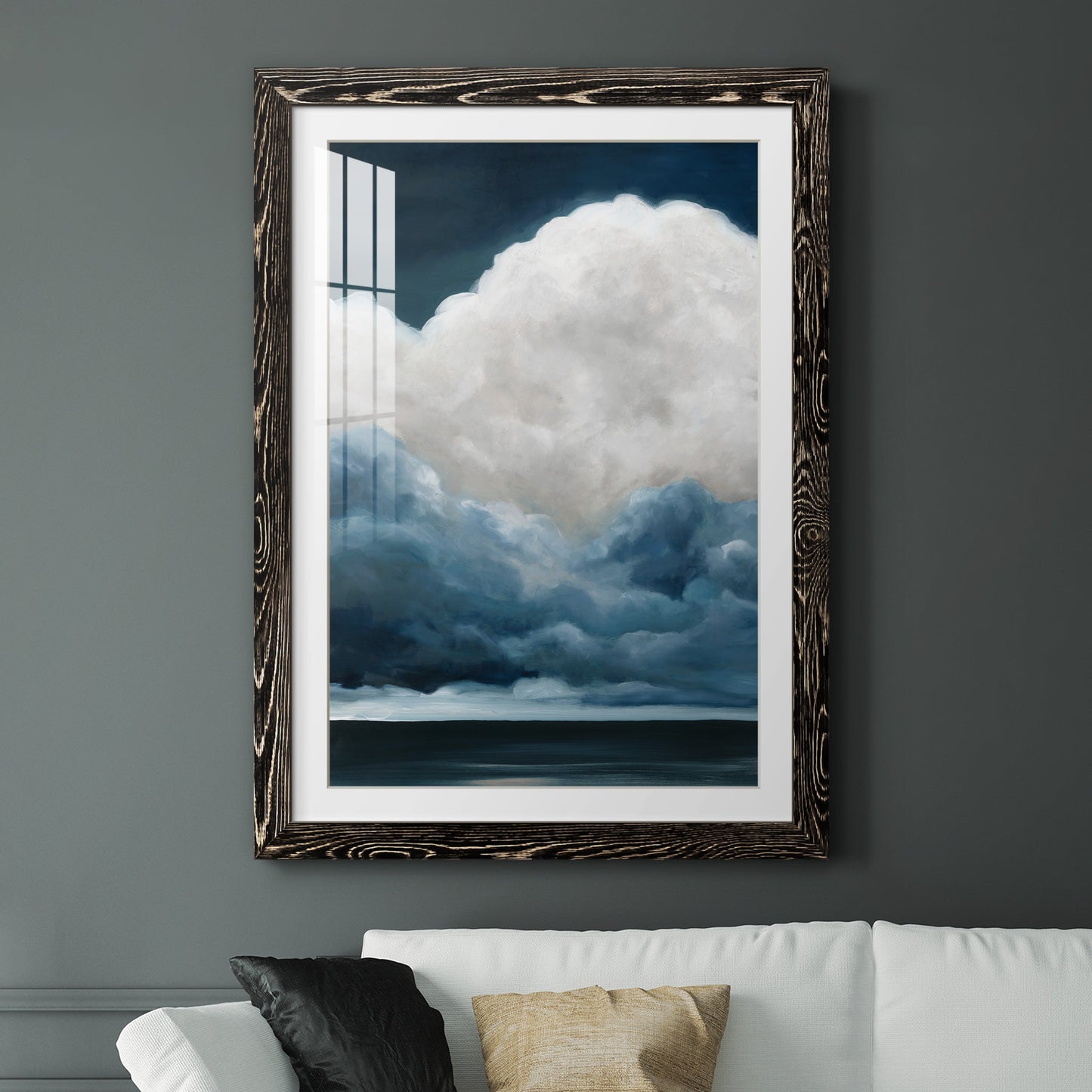 Nature's Drama II - Premium Framed Print - Distressed Barnwood Frame - Ready to Hang