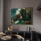 Campfire, Adirondacks, 1892 - Floater Framed Canvas Print