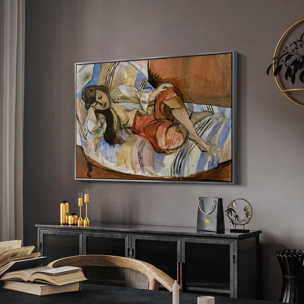 Odalisque, 1923 - Floater Framed Canvas Print