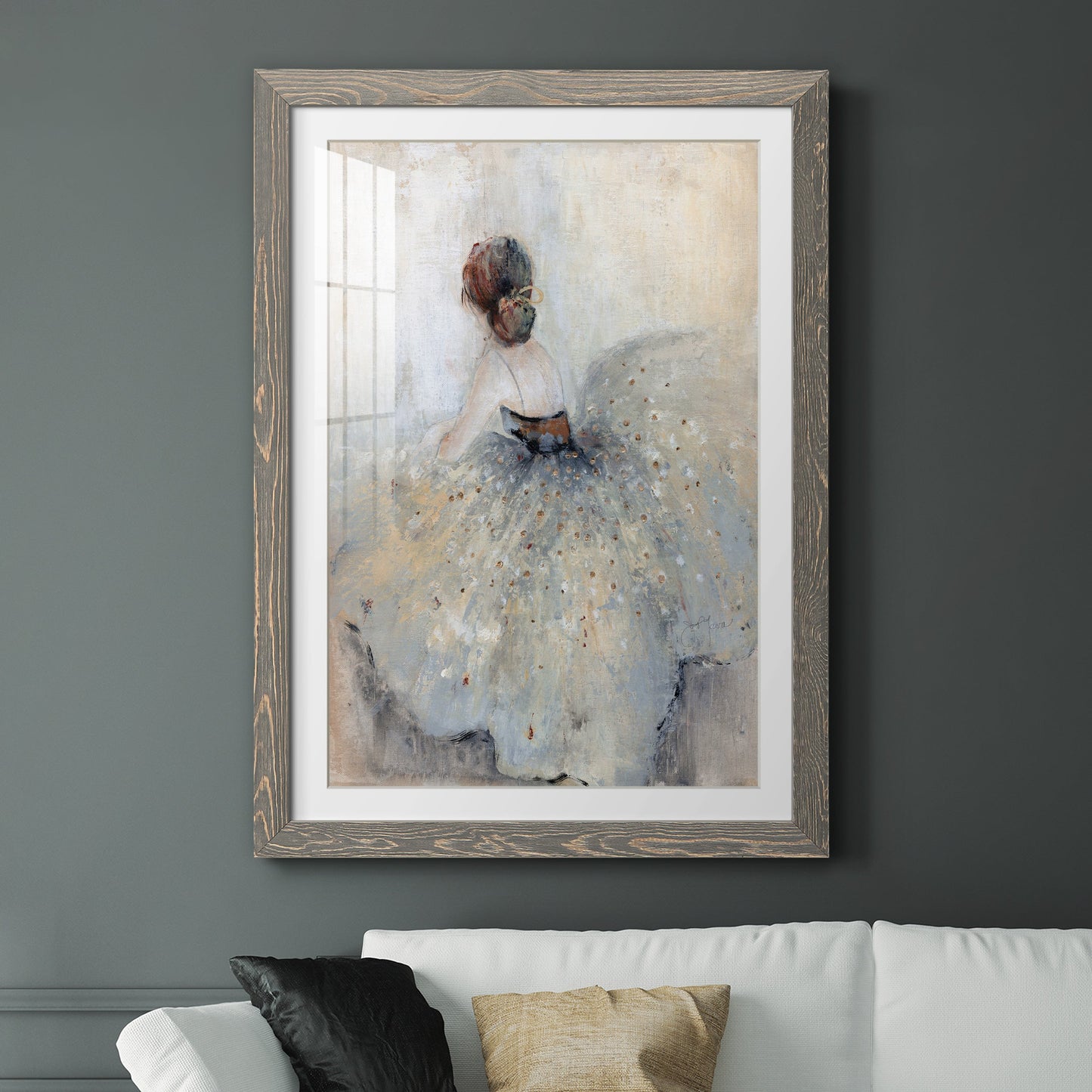 At A Glance - Premium Framed Print - Distressed Barnwood Frame - Ready to Hang