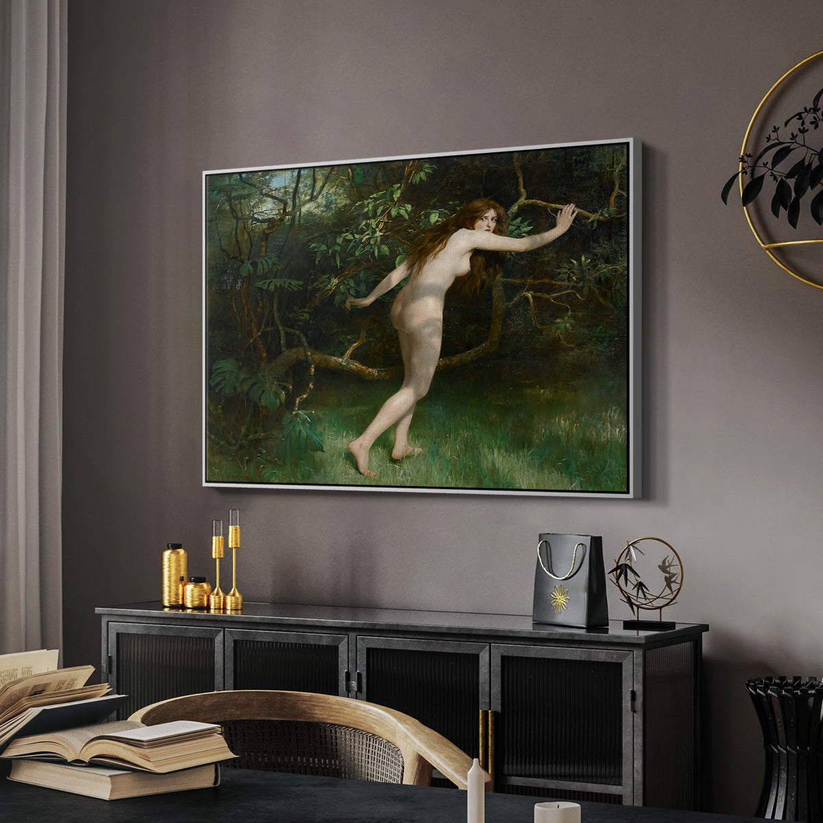 Eve, 1911 - Floater Framed Canvas Print
