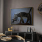 Cat Catching a Bird, 1939 - Floater Framed Canvas Print